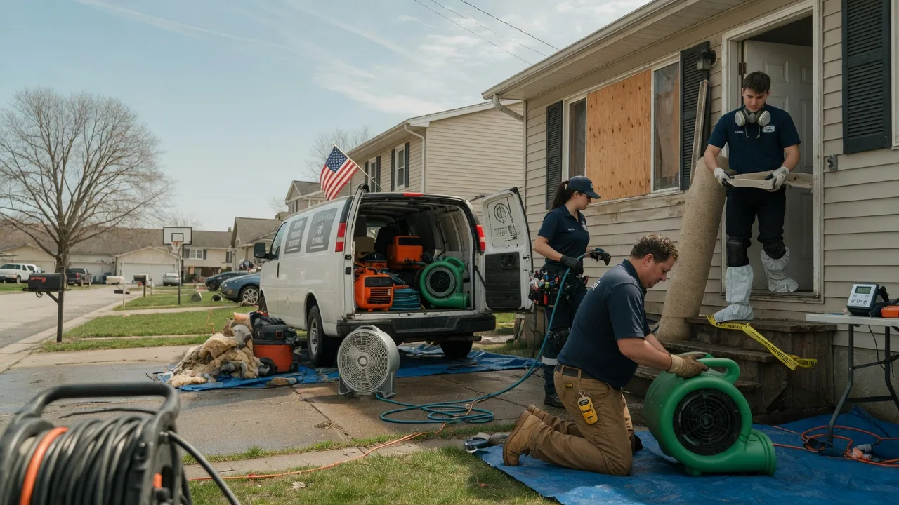 Water Damage Restoration in Stockholm, WI near me